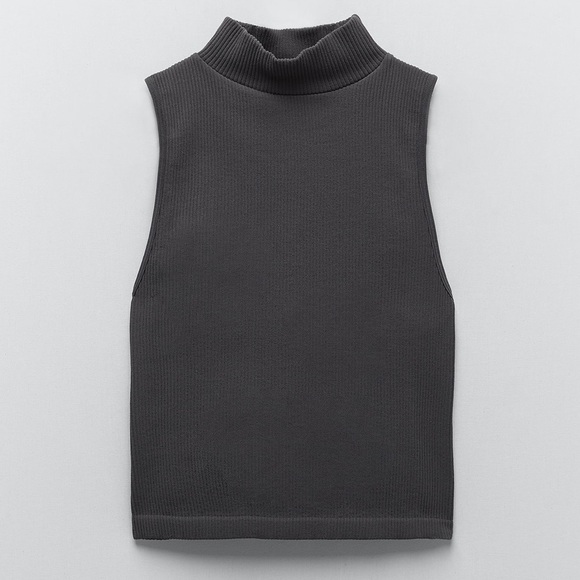 Zara | Tops | Zara Seamless Mock Neck | Poshmark